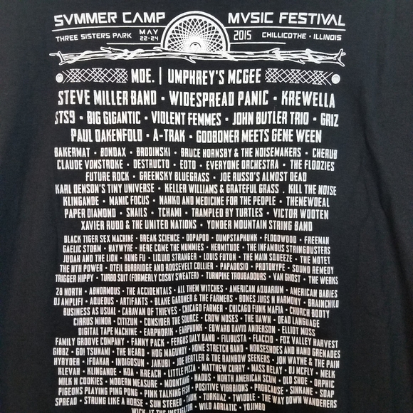 Summer Camp Music Festival Glow in the Dark Tee… - Picture 5 of 12